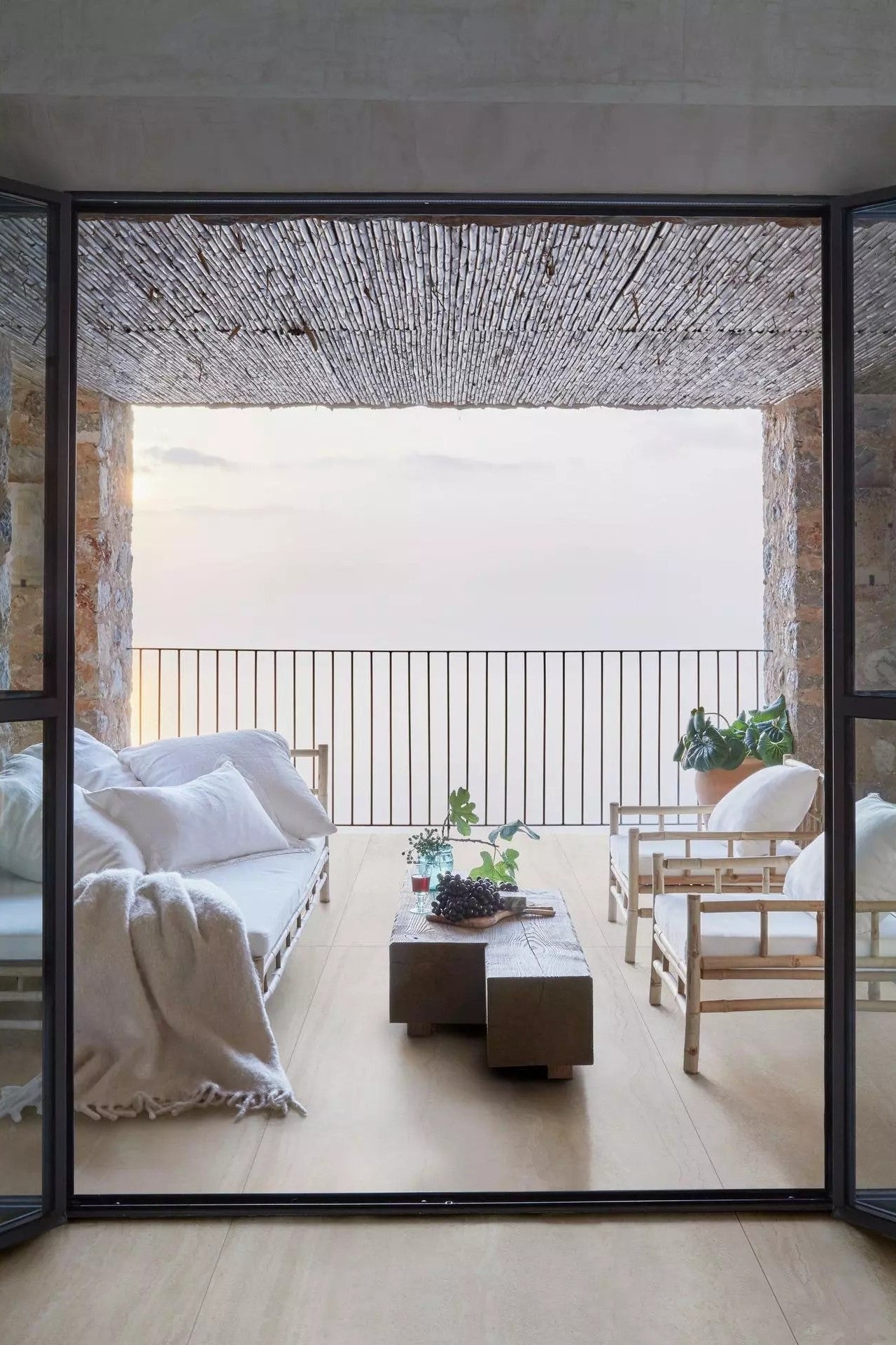 1620x3240x12 Grande Porcelain Slab Travertine Look Classico Puro Satin by Marazzi