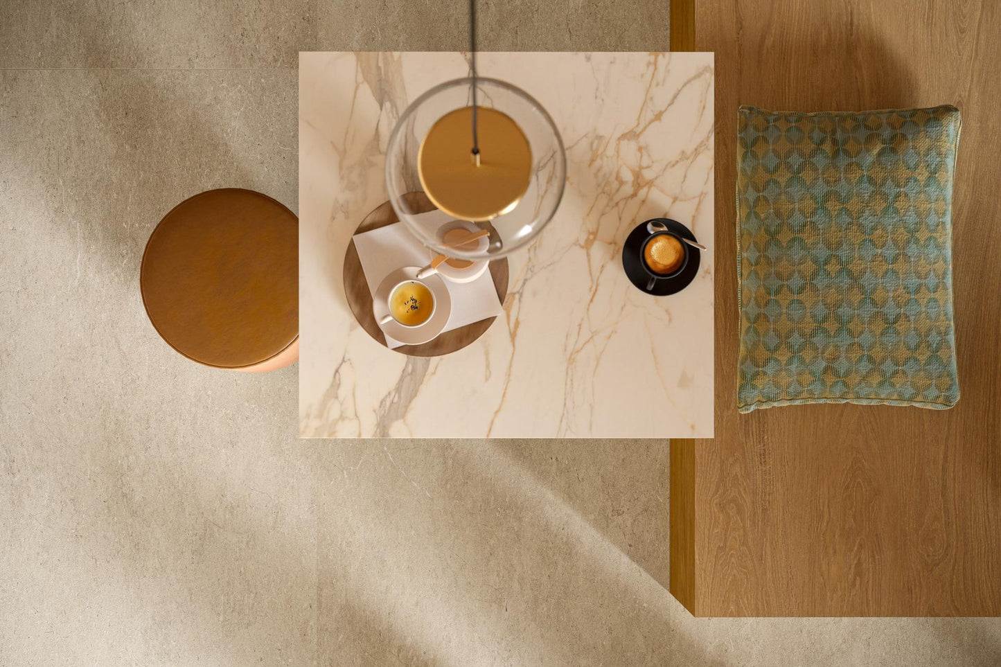 1620x3240x12 Grande Porcelain Slab Marble Look Calacatta Vena Vecchia Satin by Marazzi