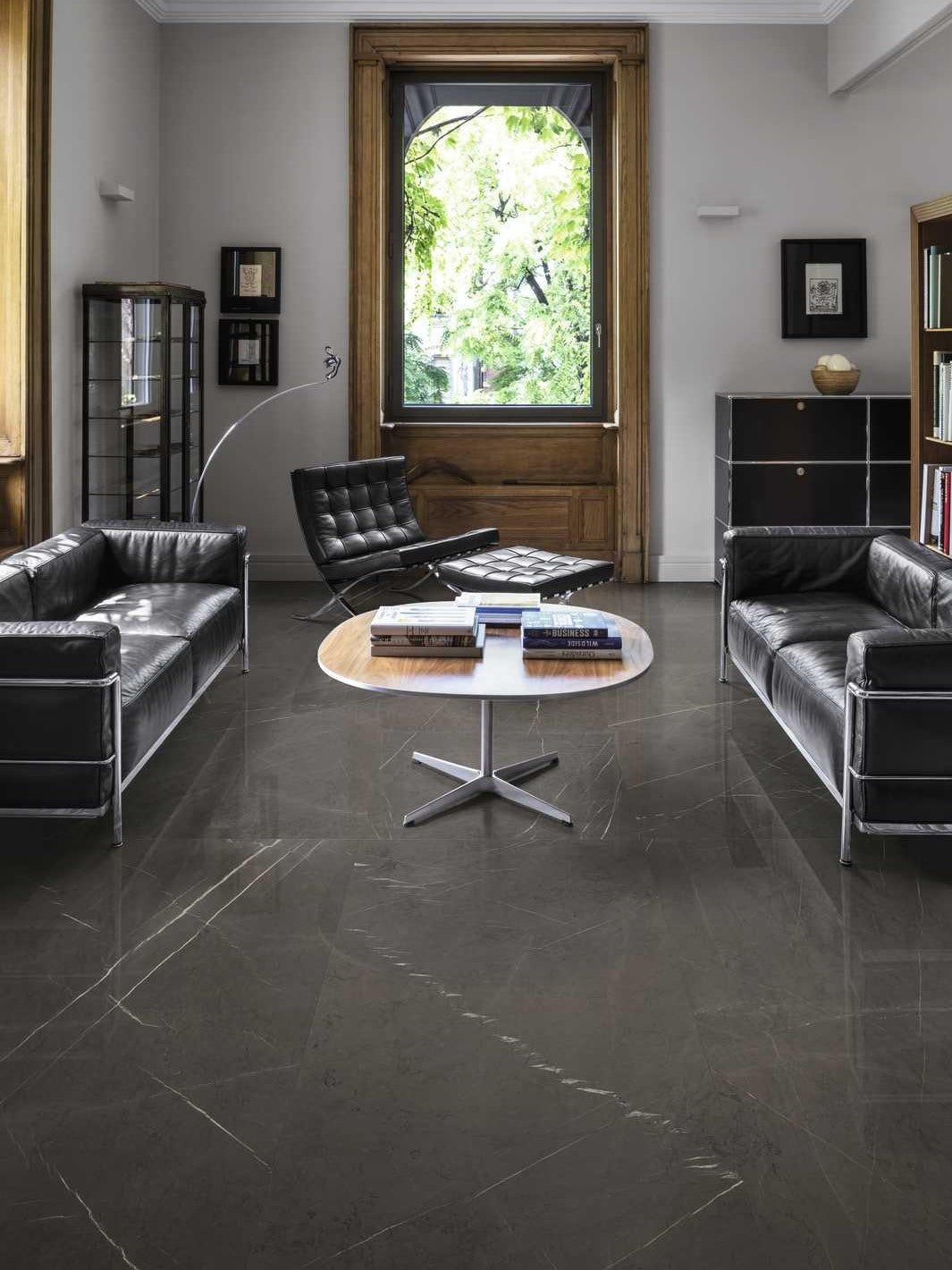 1200x2400x6 Grande Porcelain Slab Marble Look Imperiale Lux (Gloss) by Marazzi