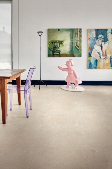 1620x3240x12 Grande Porcelain Slab Stone Look Limestone Ivory Satin by Marazzi