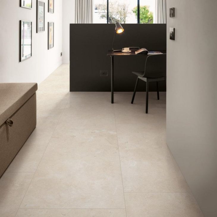 1620x3240x12 Grande Porcelain Slab Stone Look Limestone Ivory Satin by Marazzi