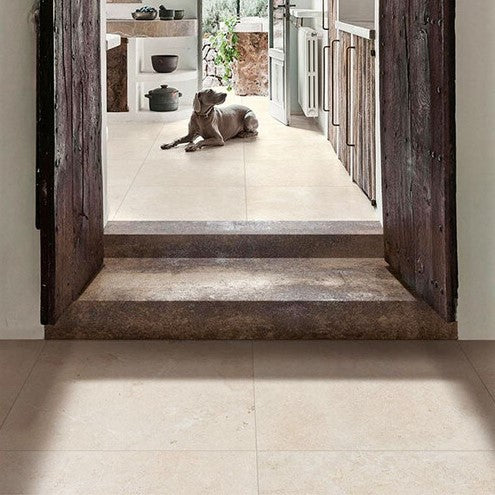 1620x3240x12 Grande Porcelain Slab Stone Look Limestone Ivory Satin by Marazzi