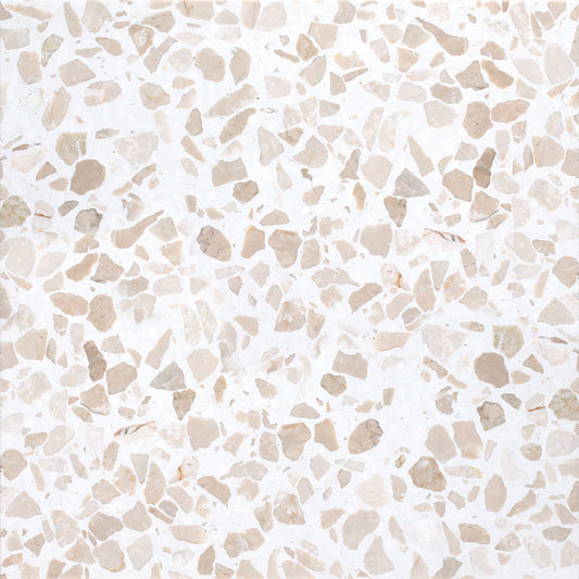 600x600 Granito Botticino Large Chip Classic Terrazzo Honed Tiles