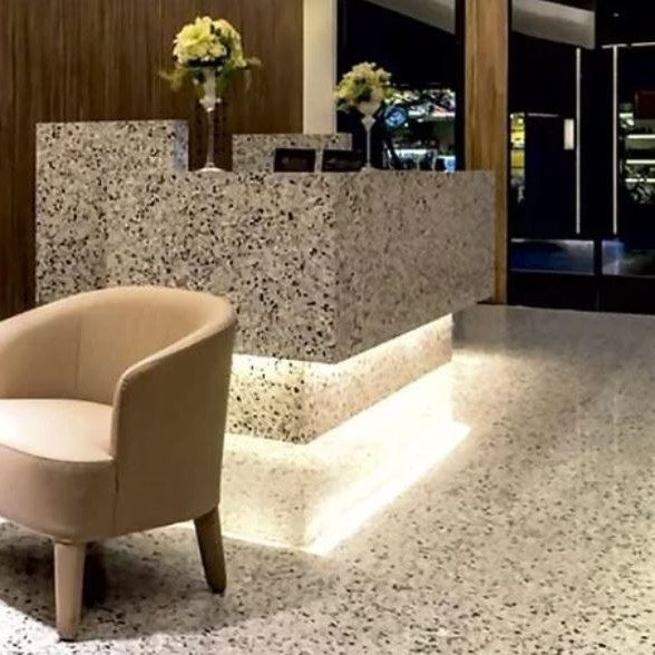 1250x3050 Granito Grigio Venato Classic Terrazzo Honed Slab