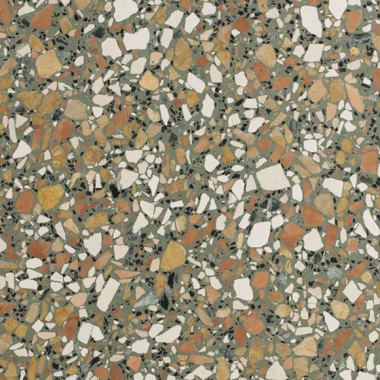 1250x3050 Granito Multi Colour Verde Classic Terrazzo Honed Slab