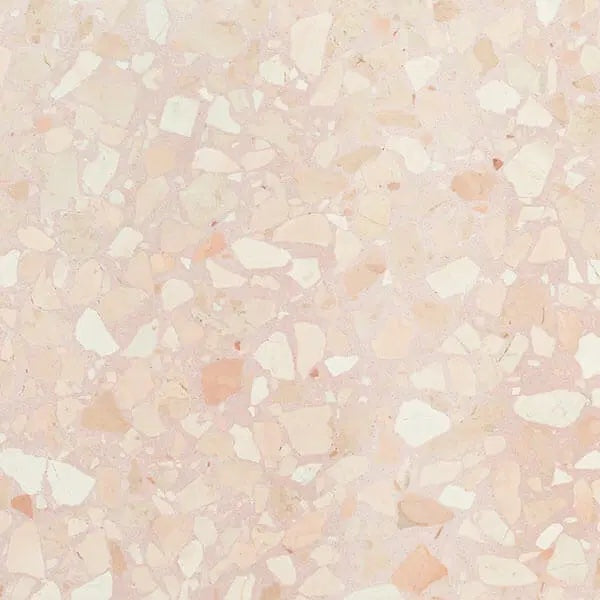 600x600 Granito Rosa Corallo Classic Terrazzo Honed Tiles