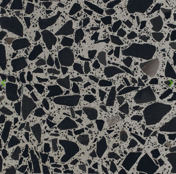 600x600 Granito Troncheto Grey Venetian Terrazzo Honed Tiles