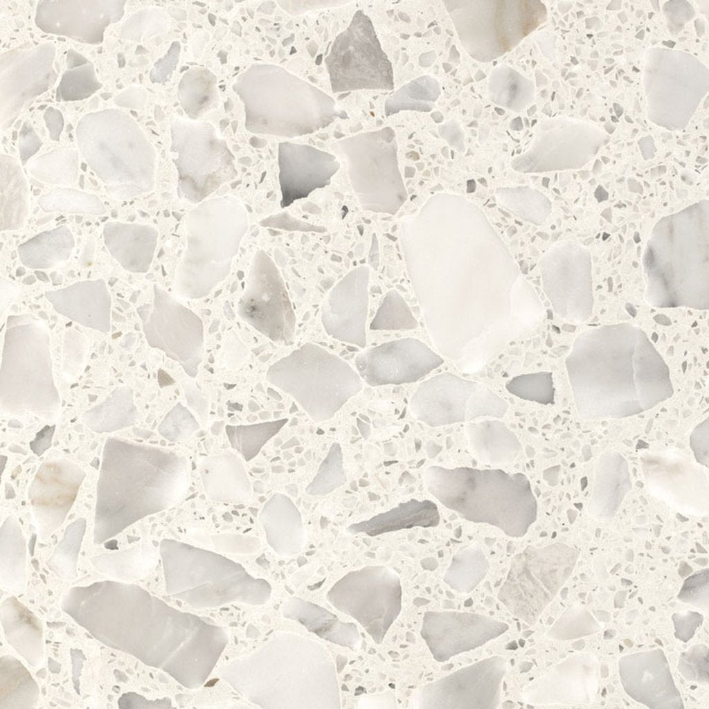 600x600 Granito White Lido Venetian Terrazzo Honed Tiles