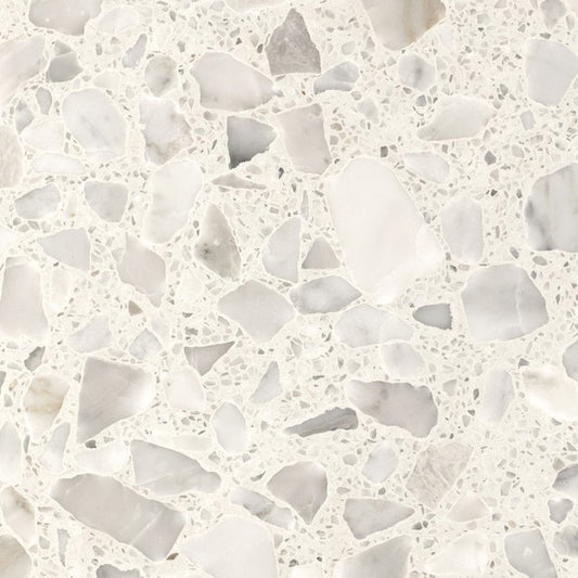 600x600 Granito White Lido Venetian Terrazzo Honed Tiles