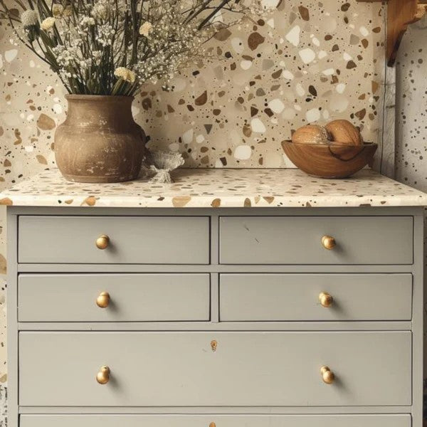 600x600 Granito Pellestrina Beige Venetian Terrazzo Honed Tiles