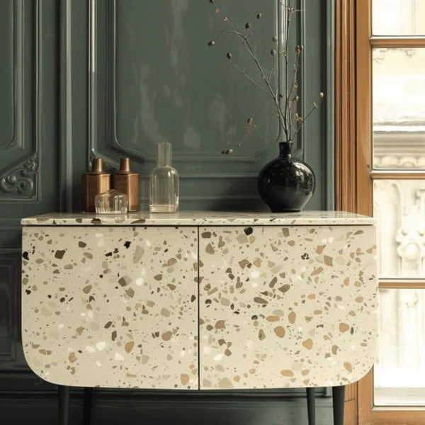 600x600 Granito Pellestrina Beige Venetian Terrazzo Honed Tiles