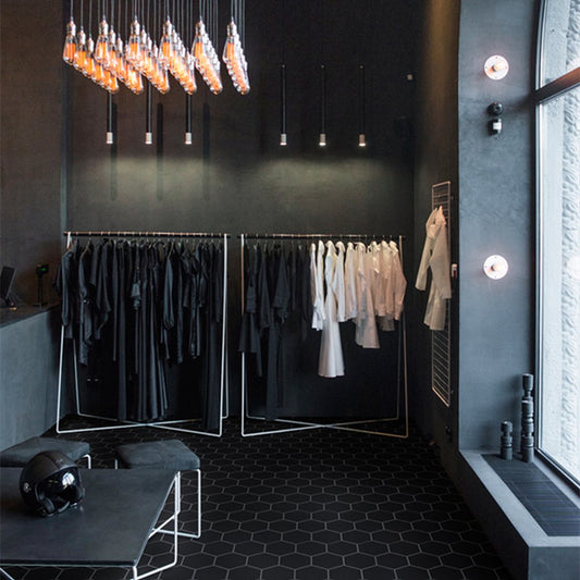 95x95 Hexagon Black Matt Full Body Mosaic Tiles