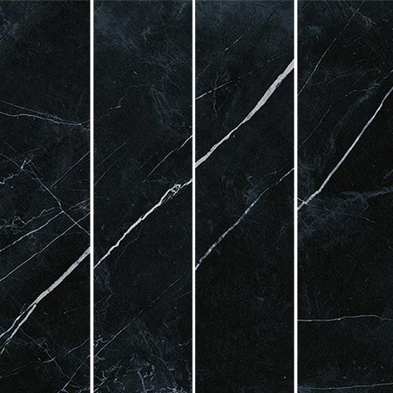 75x300 Imperiale Marquina Black Marble Look Matt Tiles