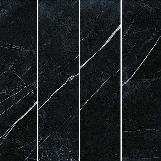75x300 Imperiale Marquina Black Marble Look Matt Tiles