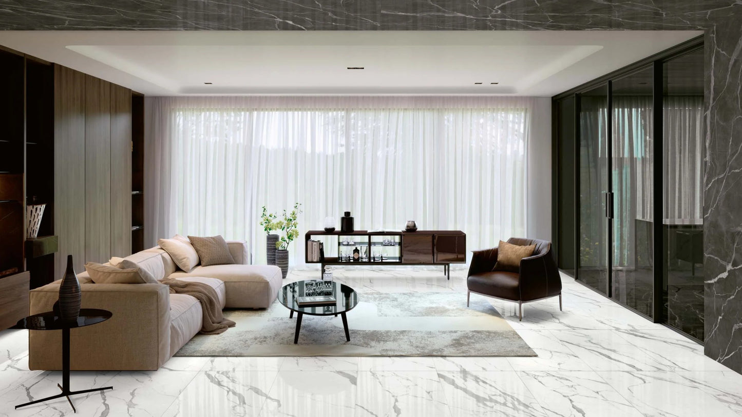 75x300 Imperiale Statuario Superiore Marble Look Matt Tiles