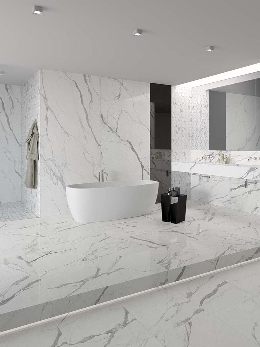 75x300 Imperiale Statuario Superiore Marble Look Matt Tiles