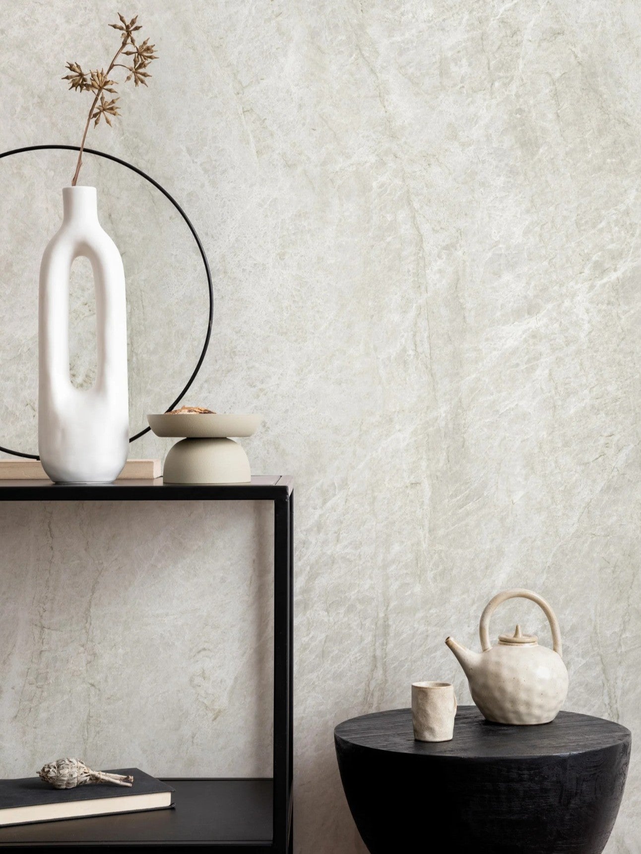 75x300 Imperiale Taj Mahal Shell Marble Look Matt Tiles