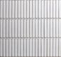 12x92 Impronta White Cloud Gloss Finger Mosaic Tiles