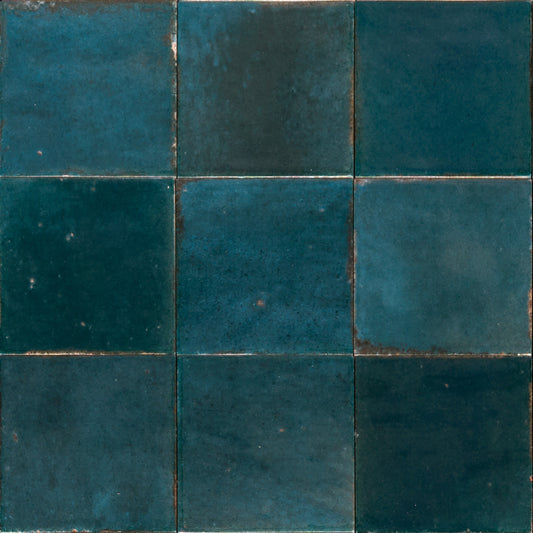 100x100 Lume Blue Lux (Gloss) Tiles by Marazzi