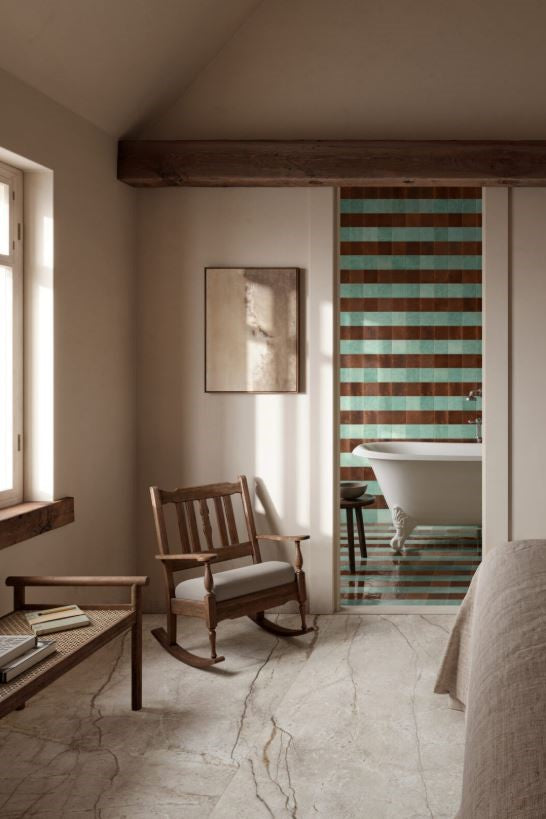 100x100 Lume Caramel Lux (Gloss) Tiles by Marazzi