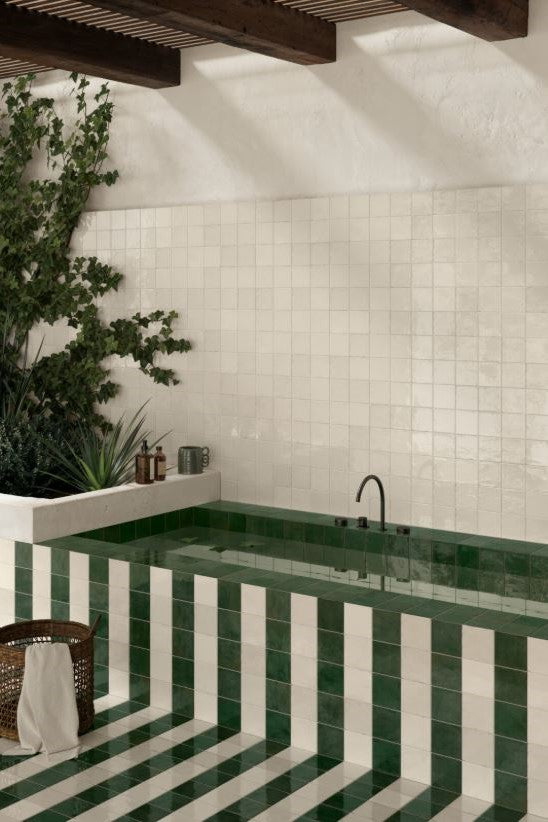 100x100 Lume White Lux (Gloss) Tiles by Marazzi