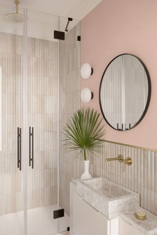 60x240 Lume Bone Lux (Gloss) Struttura 3D Tiles by Marazzi