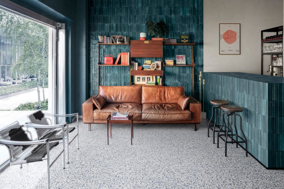 60x240 Lume Blue Lux (Gloss) Tiles by Marazzi