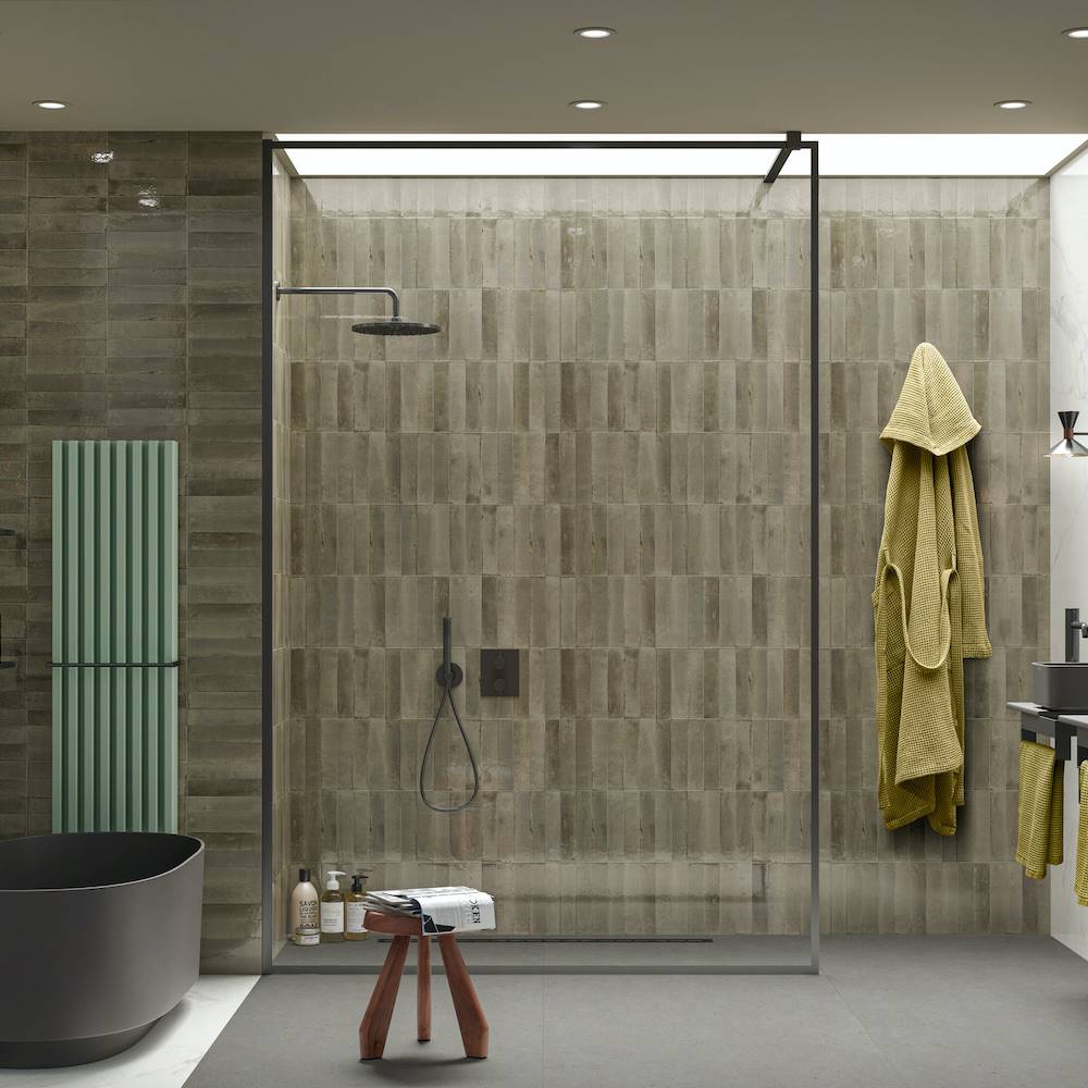 60x240 Lume Griege Lux (Gloss) Tiles by Marazzi
