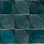 100x100 Lume Blue Lux (Gloss) Dew 3D Tiles by Marazzi