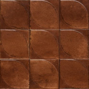 100x100 Lume Caramel Lux (Gloss) Dew 3D Tiles by Marazzi