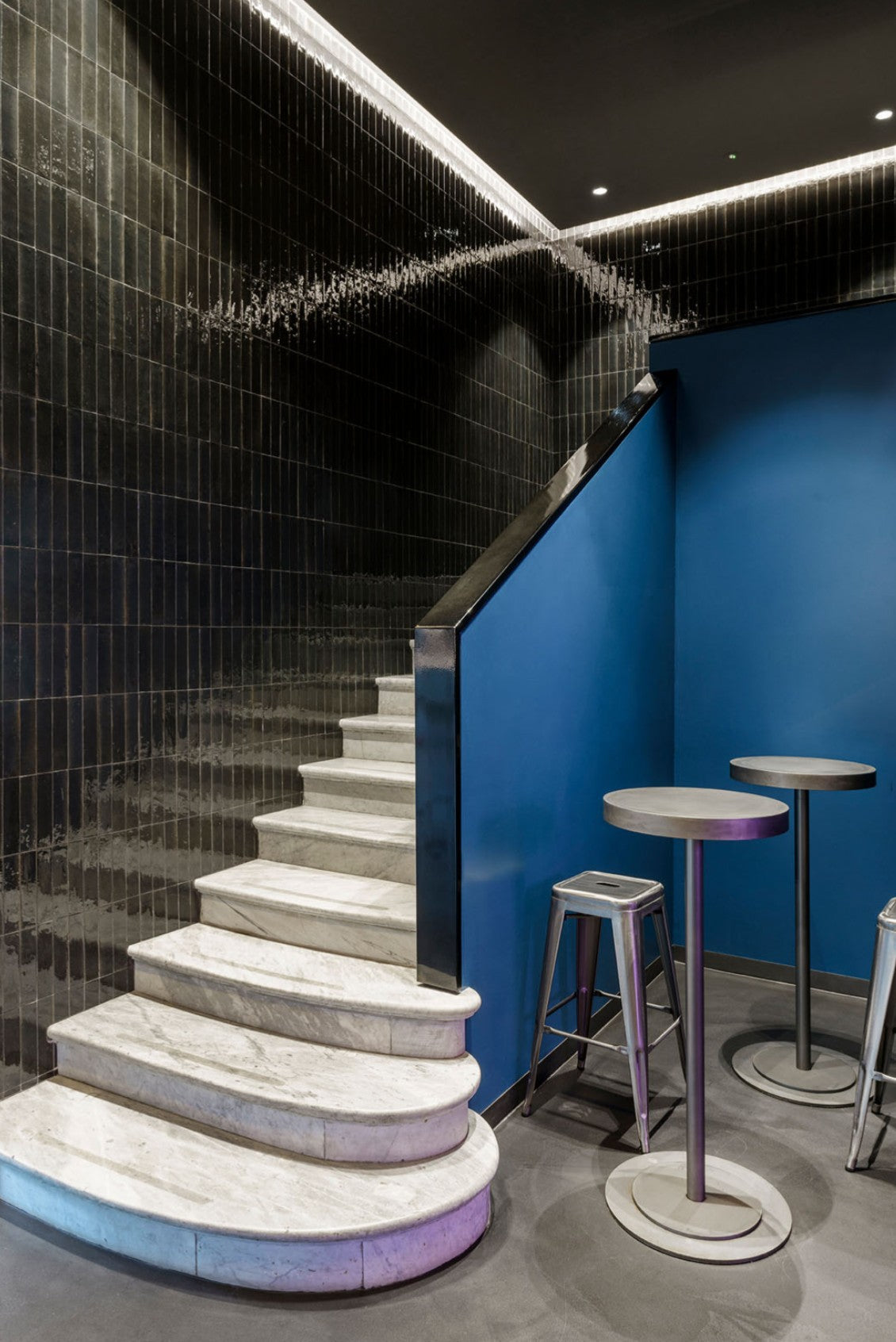 60x240 Lume Black Lux (Gloss) Tiles by Marazzi