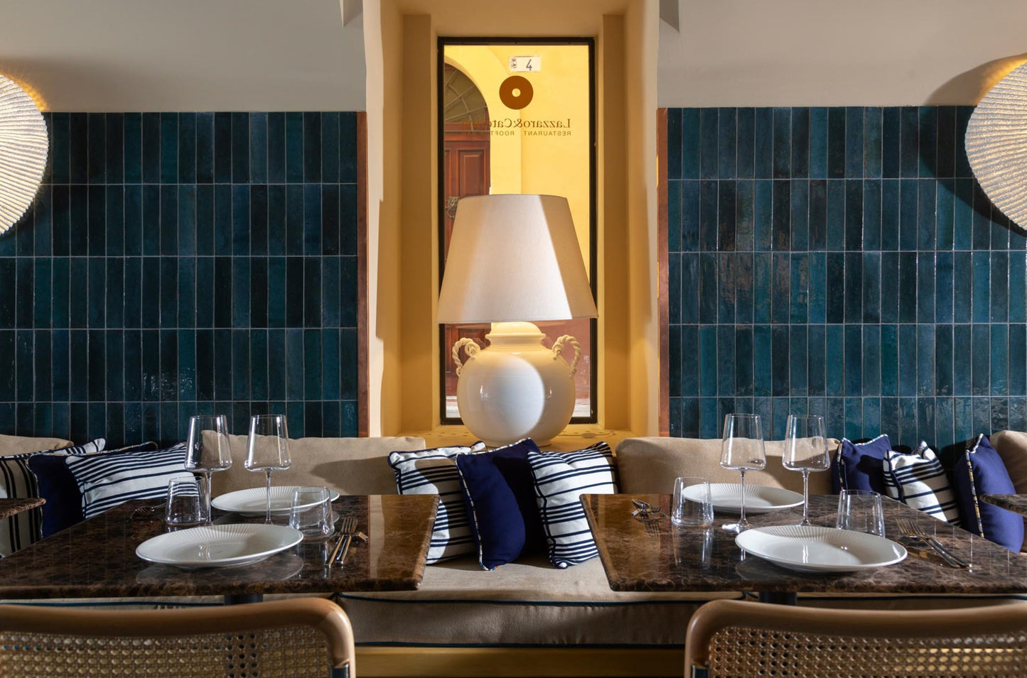 60x240 Lume Blue Lux (Gloss) Tiles by Marazzi