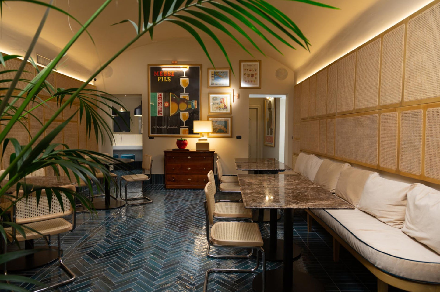 60x240 Lume Blue Lux (Gloss) Tiles by Marazzi