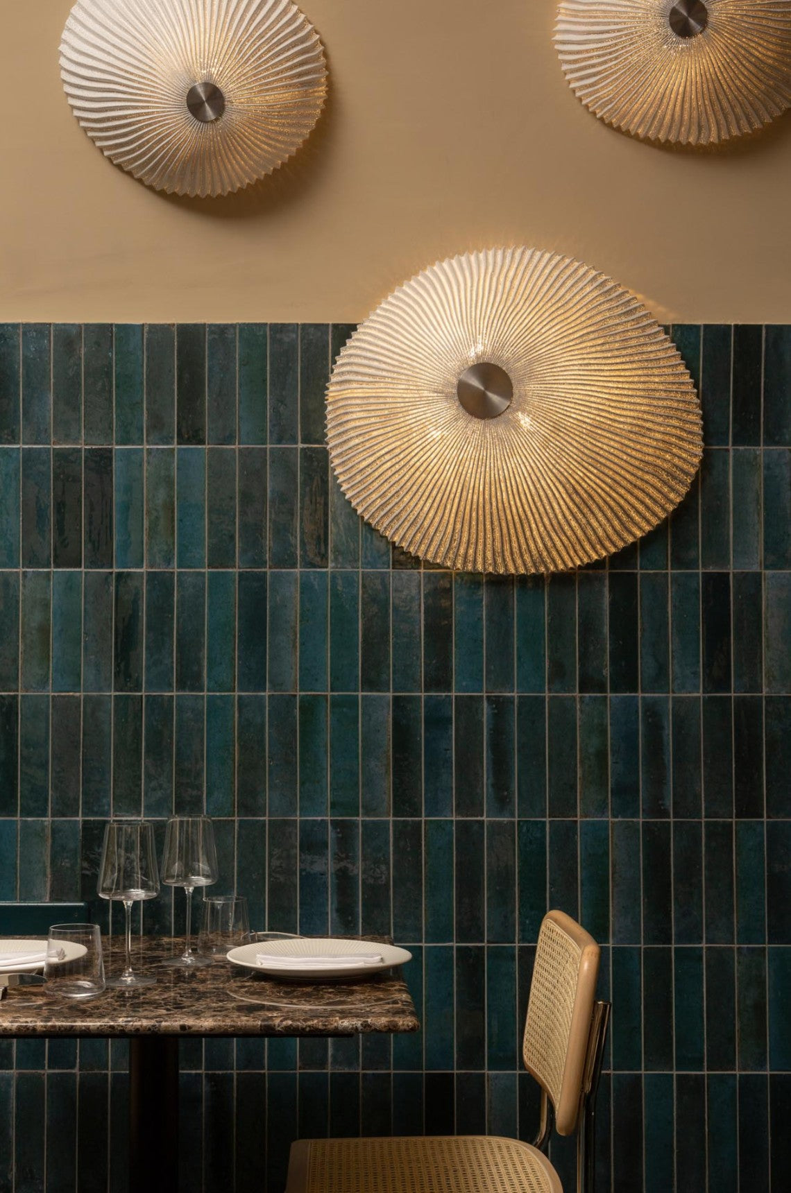 60x240 Lume Blue Lux (Gloss) Tiles by Marazzi