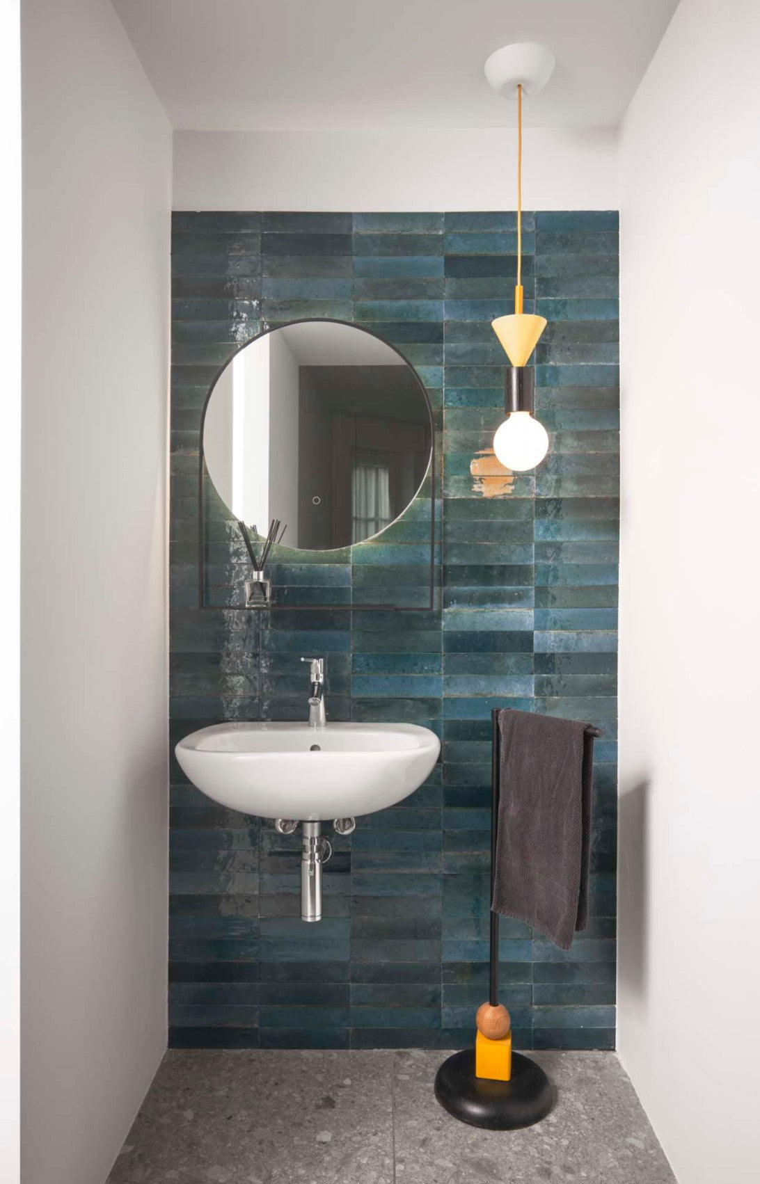 60x240 Lume Blue Lux (Gloss) Tiles by Marazzi