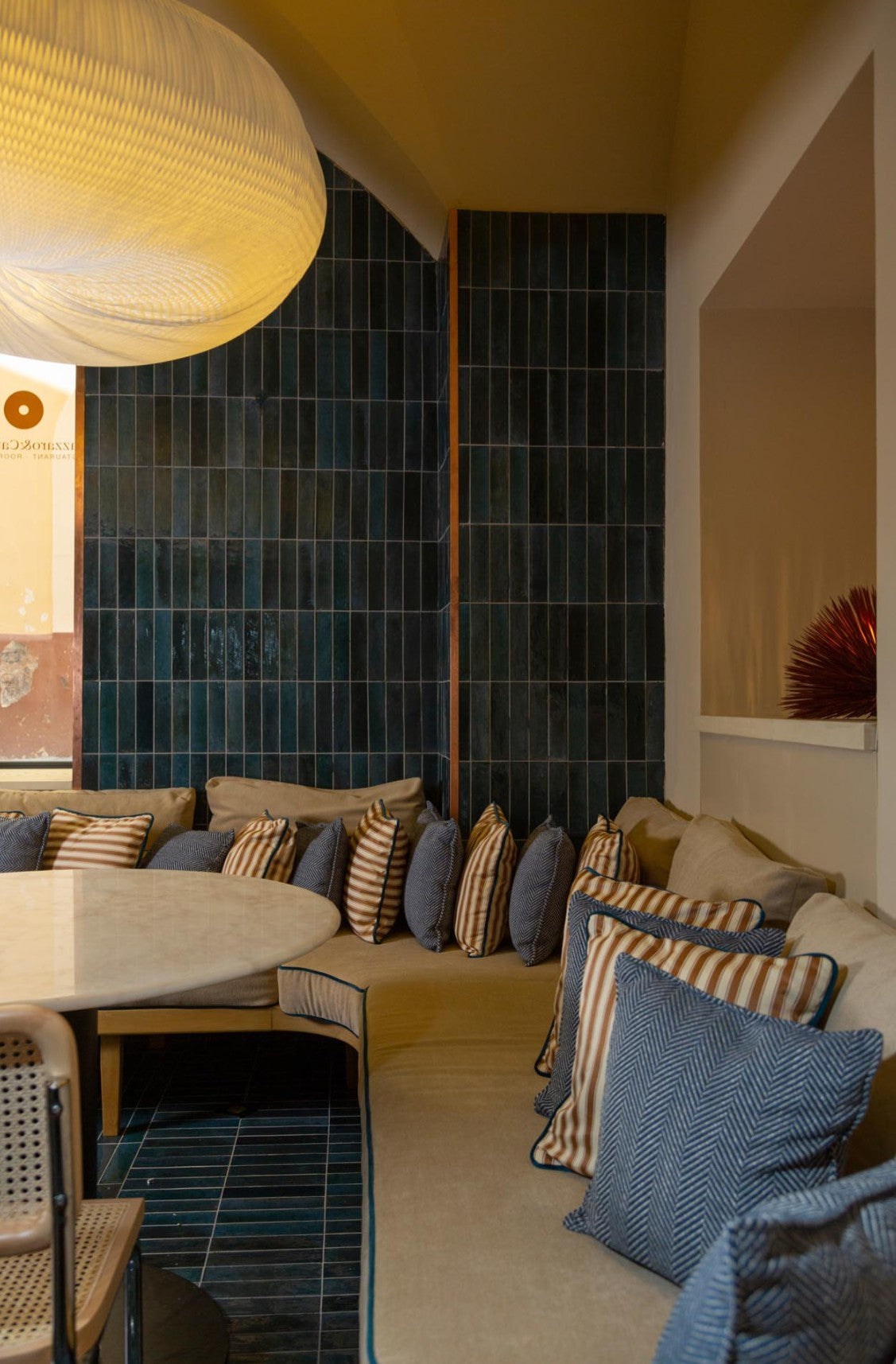 60x240 Lume Blue Lux (Gloss) Tiles by Marazzi