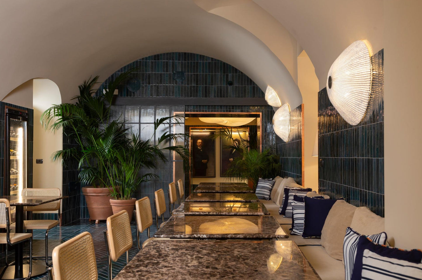 60x240 Lume Blue Lux (Gloss) Tiles by Marazzi
