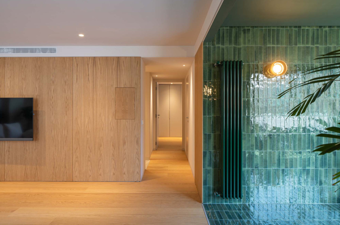 60x240 Lume Green Lux (Gloss) Tiles by Marazzi