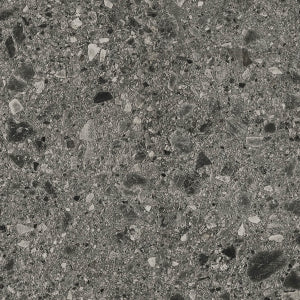 600x600 Lago Dark Grey Terrazzo Look Matt Tiles