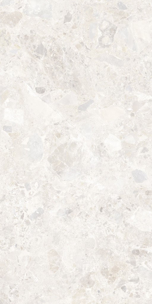 300x600 Lago Light Grey Terrazzo Look Matt Tiles