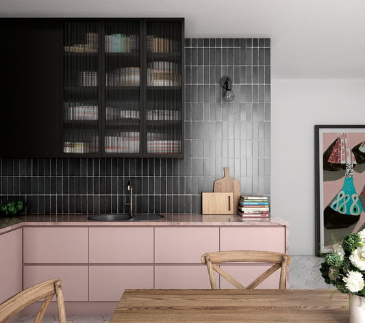 65x200 Lava Black Coal Matt Tiles