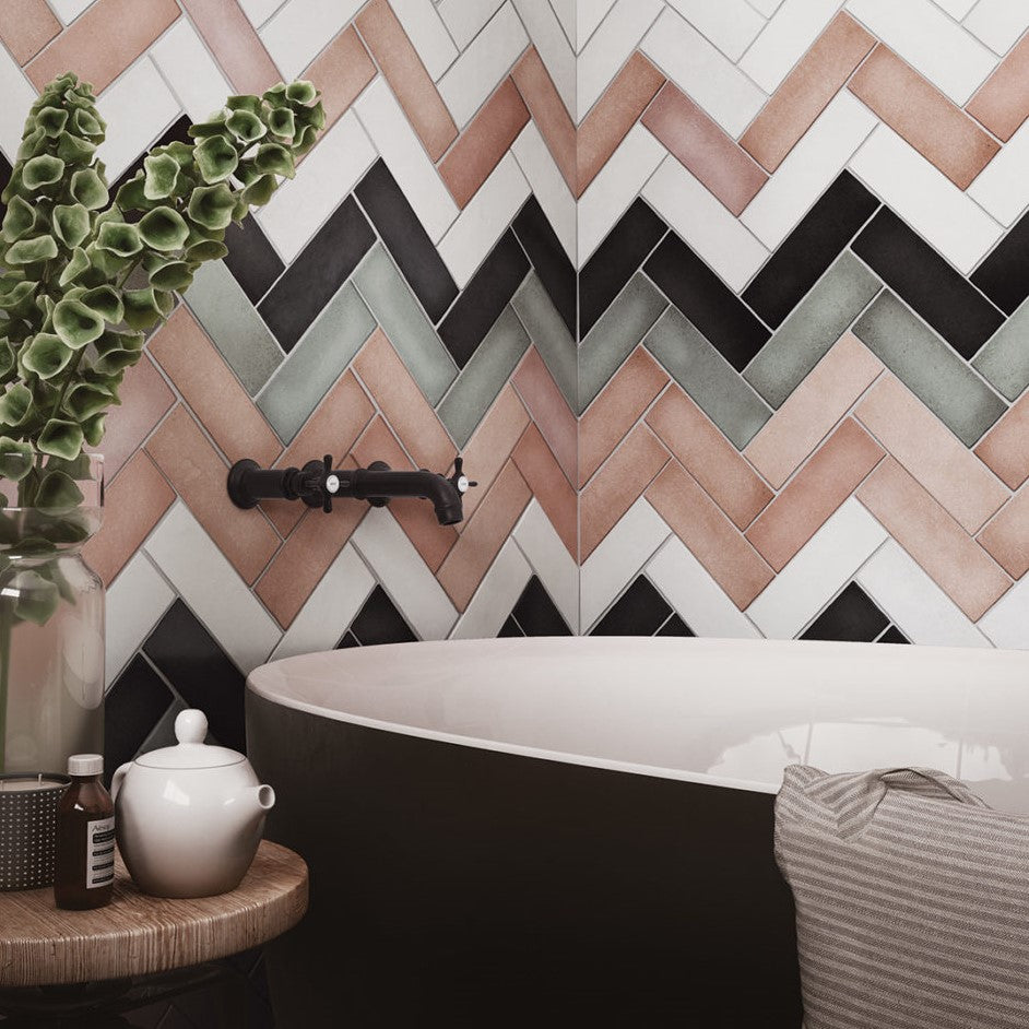 65x200 Lava Black Coal Matt Tiles