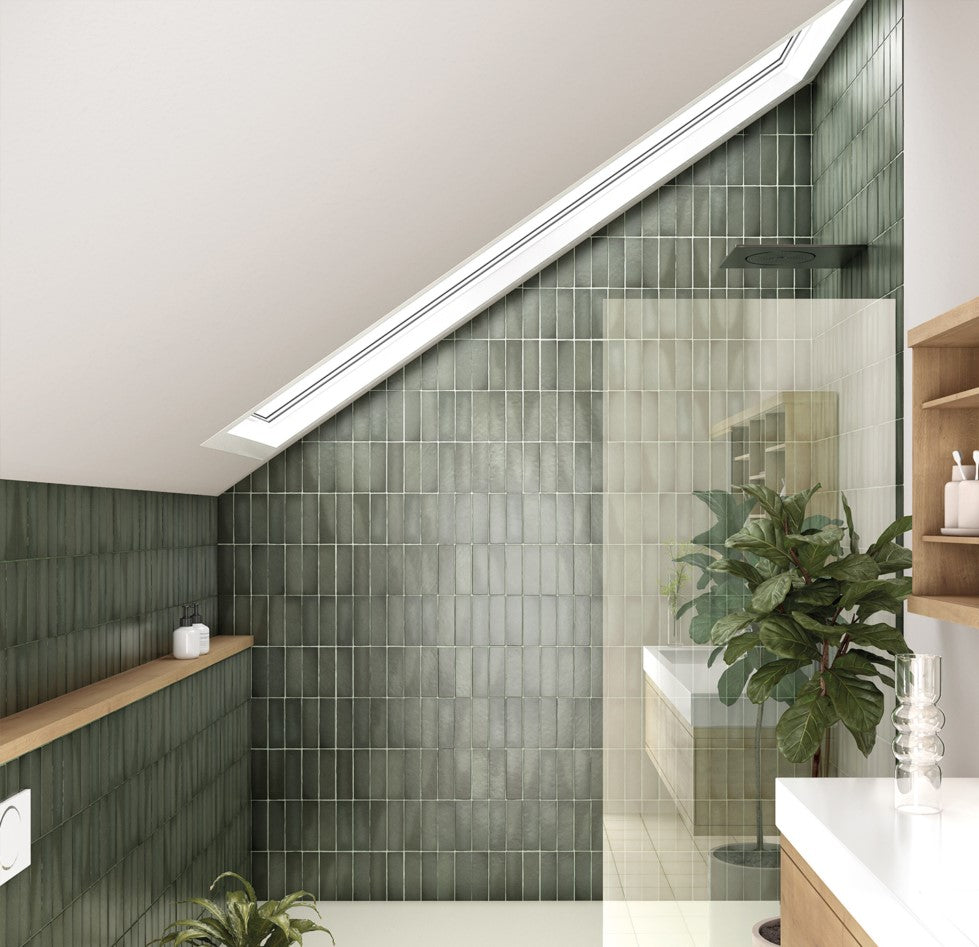 65x200 Lava Arba Green Matt Tiles