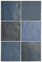 132x132 Lava Sea Blue Matt Tiles