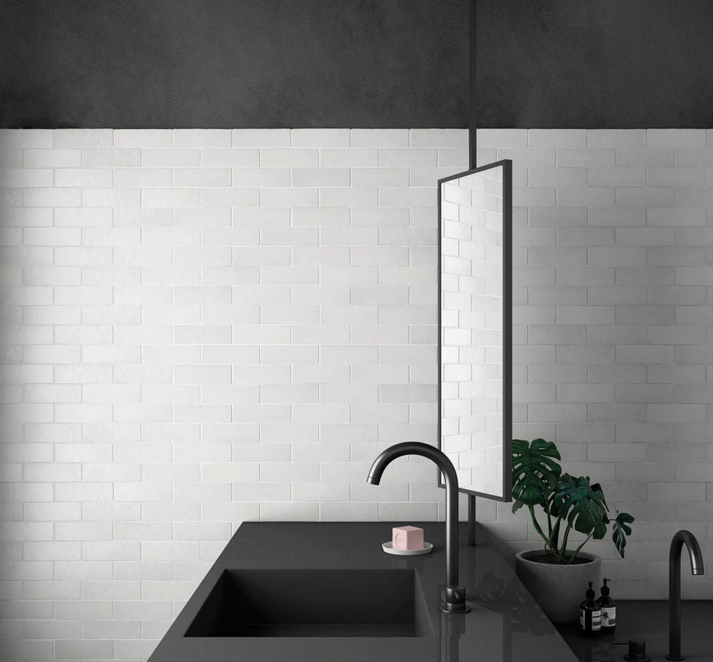 65x200 Lava White Matt Tiles