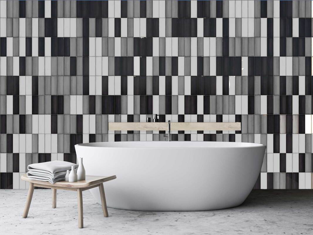 65x200 Luce Bianco Gloss Tiles