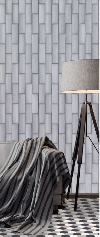 65x200 Luce Cenere Grey Gloss Tiles