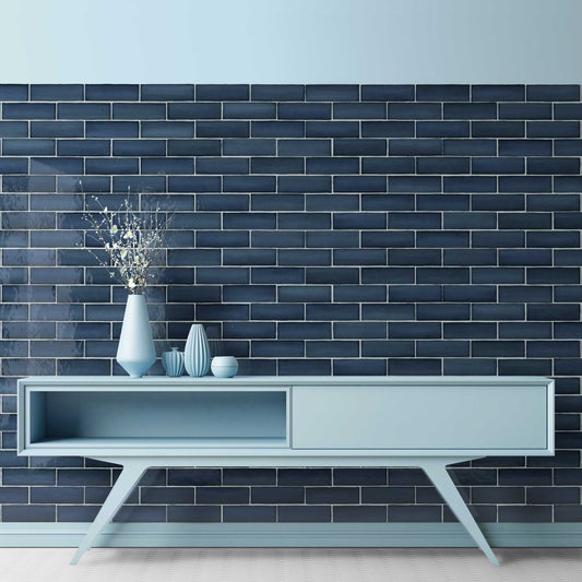 65x200 Luce Oltremare Blue Gloss Tiles