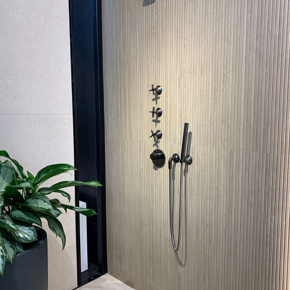 400x1200 Madera Linea Light Maple Timber Look Groove Matt Tiles