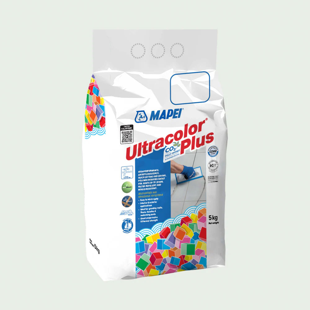 5KG Mapei Ultracolor Plus Grout 103 Moon White